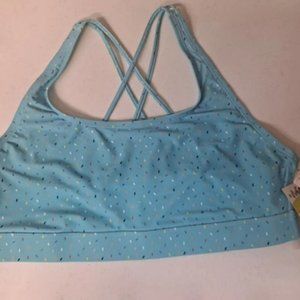 Women's Pride Adult Humankind Swim Top - Blue with Sprinkles Size XL